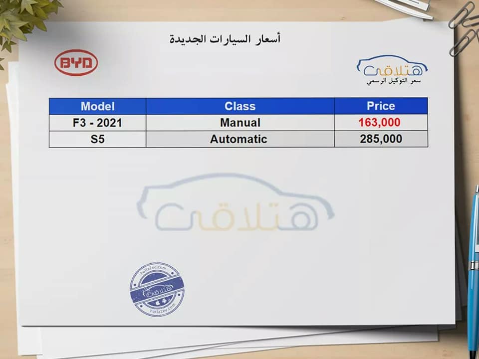 أسعار السيارات الجديدة في مصر