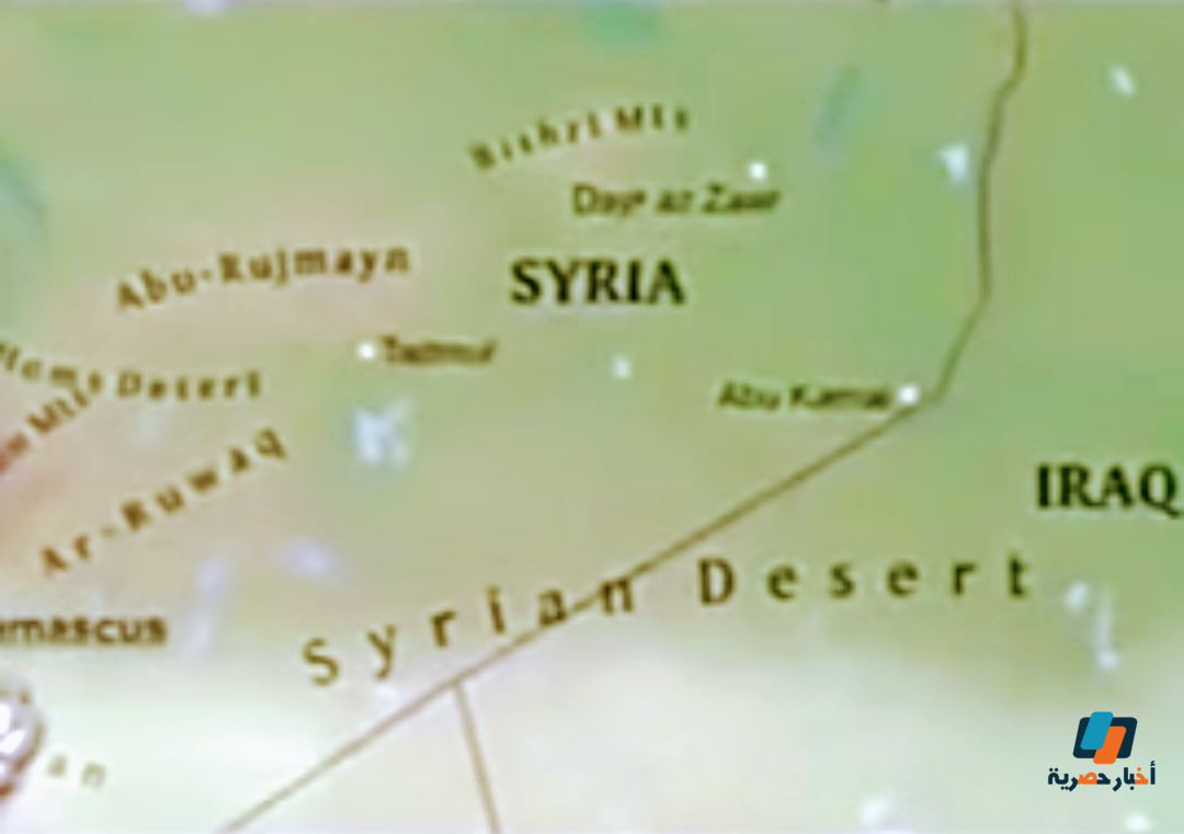 الصحراء السورية المتداخلة مع  العراق والأردن